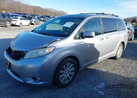 2011 Toyota Sienna Limited from USA, damaged, VIN 5TDDK3DC4BS025310